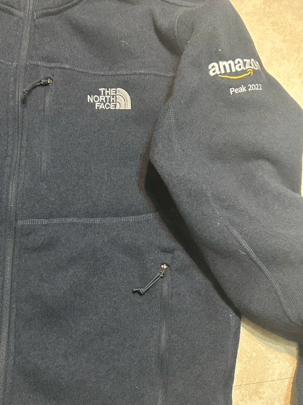 The North Face Men's Dark Navy Full-Zip Fleece Jacket